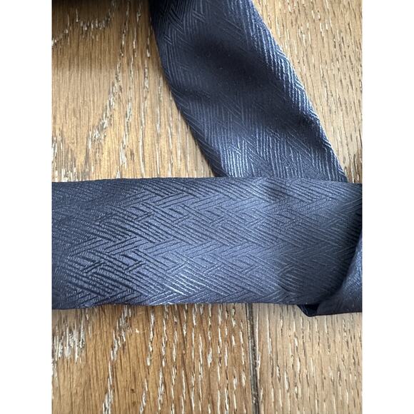 New Men's X-Long Navy 100% Silk Suspenders B&G NY Adjustable Formal Dress - Picture 4 of 6